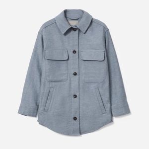EVERLANE Shacket - cool heathered grey | small